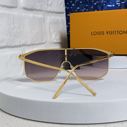 GOLDEN MASK SUNGLASSES 582732 IN GOLD METAL DARK GREY SMOKE LENSES
