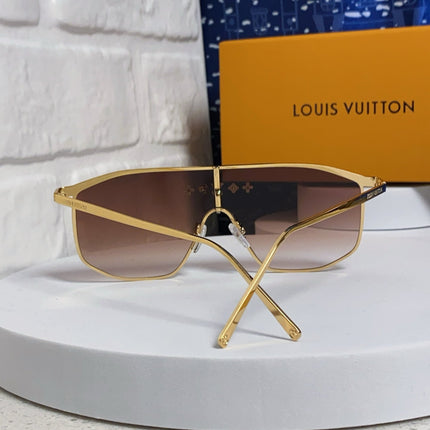 GOLDEN MASK SUNGLASSES 582733 IN GOLD METAL BROWN SMOKE LENSES