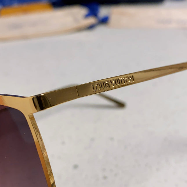 GOLDEN MASK SUNGLASSES 582734 IN GOLD METAL GREY SMOKE LENSES