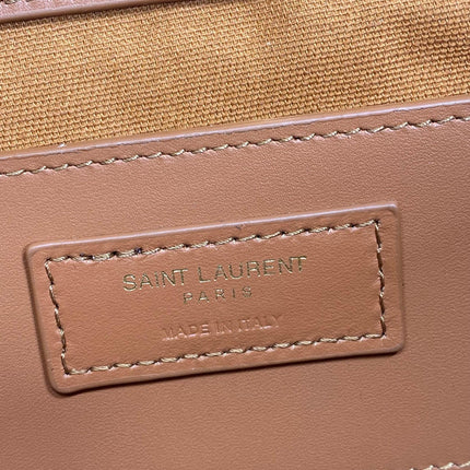 SOLFERINO MEDIUM CROSSBODY BAG 23 IN BEIGE MIX BROWN RAFFIA