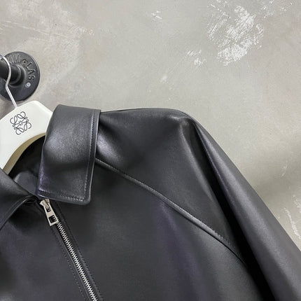 Loewe 2025 Leather Jacket Black Sheepskin