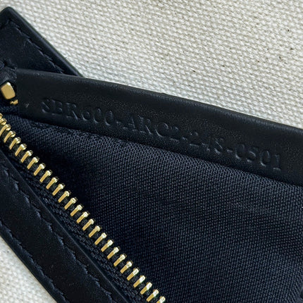 BAGUETTE CANVAS 27 BAG WITH MULTICOLOUR EMBROIDERY GOLD HARDWARE
