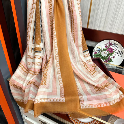 SCARF 200 CM IN COLORFUL CASHMERE 394891
