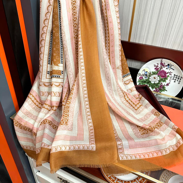 SCARF 200 CM IN COLORFUL CASHMERE 394891