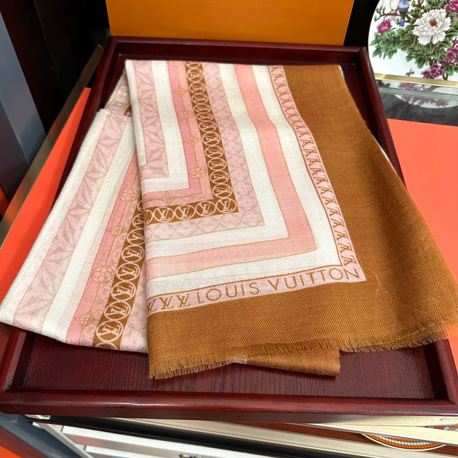 SCARF 200 CM IN COLORFUL CASHMERE 394891