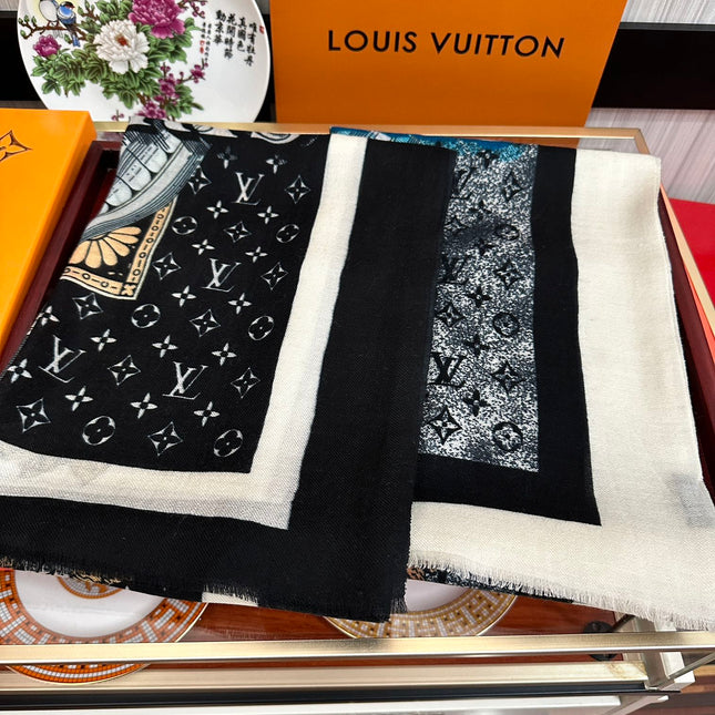 SCARF MALLES MERVEILLEUSES 200 CM IN COLORFUL CASHMERE 400067