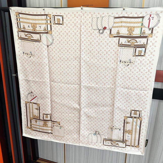 LV SCARF 90 CM IN SILK 719908