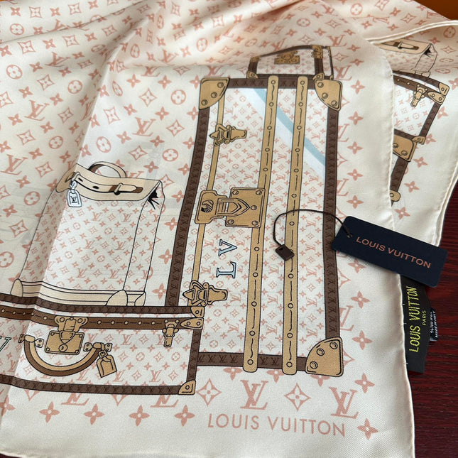 LV SCARF 90 CM IN SILK 719908