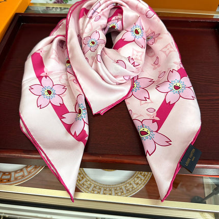 LV SCARF 90 CM IN SILK 723122