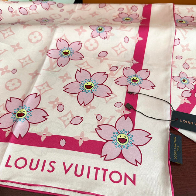 LV SCARF 90 CM IN SILK 723122