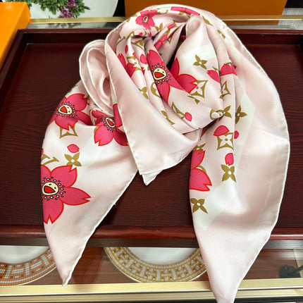 LV SCARF 90 CM IN SILK 723123
