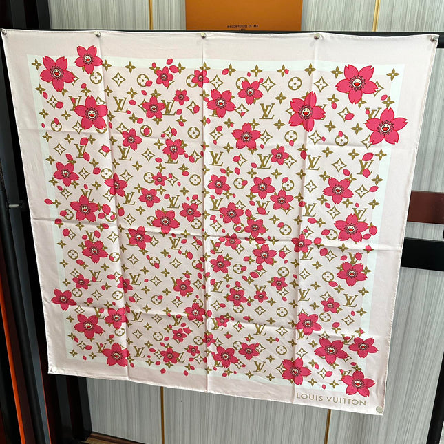 LV SCARF 90 CM IN SILK 723123