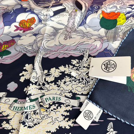 HERMES 25S SCARF 90 IN SILK 724701