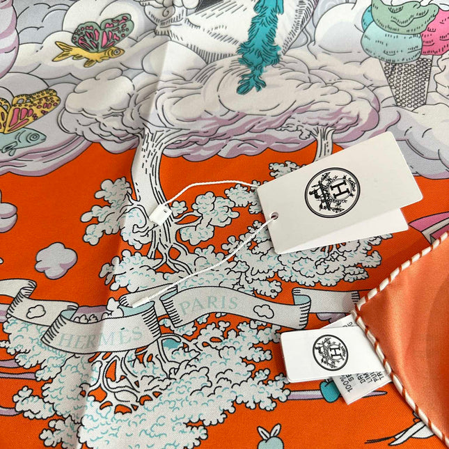 HERMES 25S SCARF 90 IN SILK 724702