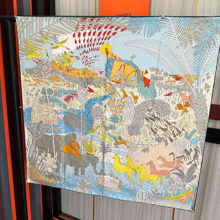 HERMES 25S SCARF 90 IN SILK 727408