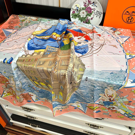 HERMES 25S SCARF 90 IN SILK 730532