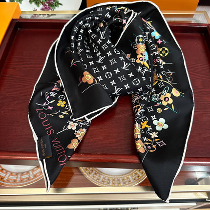 LV SCARF 90 CM IN SILK 730541