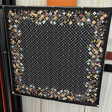 LV SCARF 90 CM IN SILK 730541