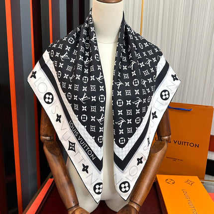 LV SCARF 90 CM IN SILK 732040