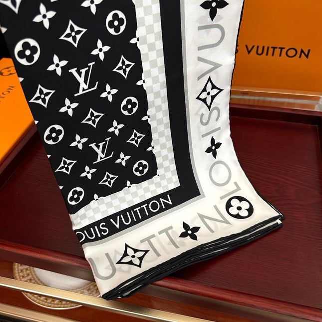 LV SCARF 90 CM IN SILK 732040