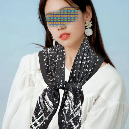 LV SCARF 90 CM IN SILK 733839