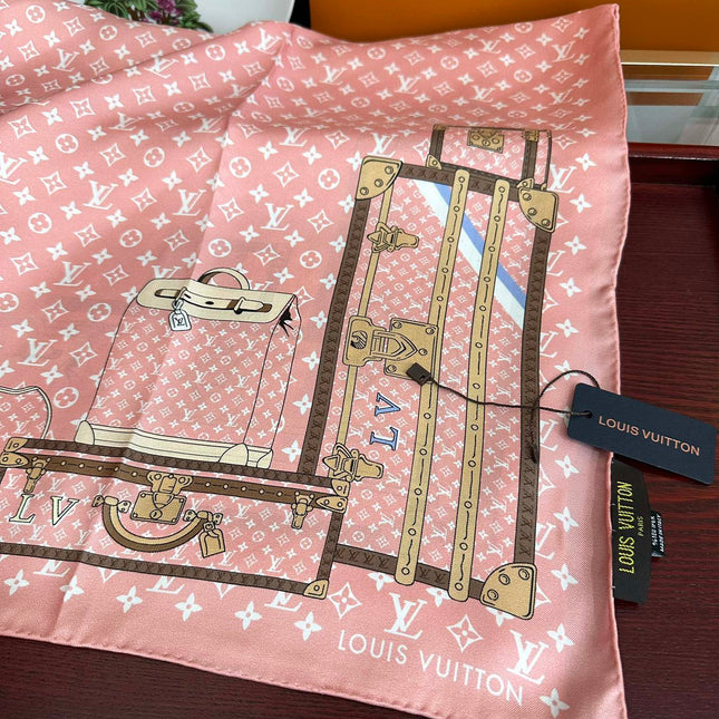 LV SCARF 90 CM IN SILK 733840