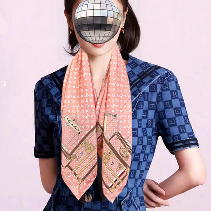 LV SCARF 90 CM IN SILK 733840
