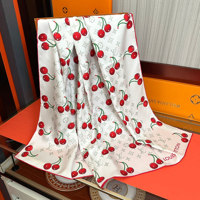 LV SCARF 90 CM IN SILK 03