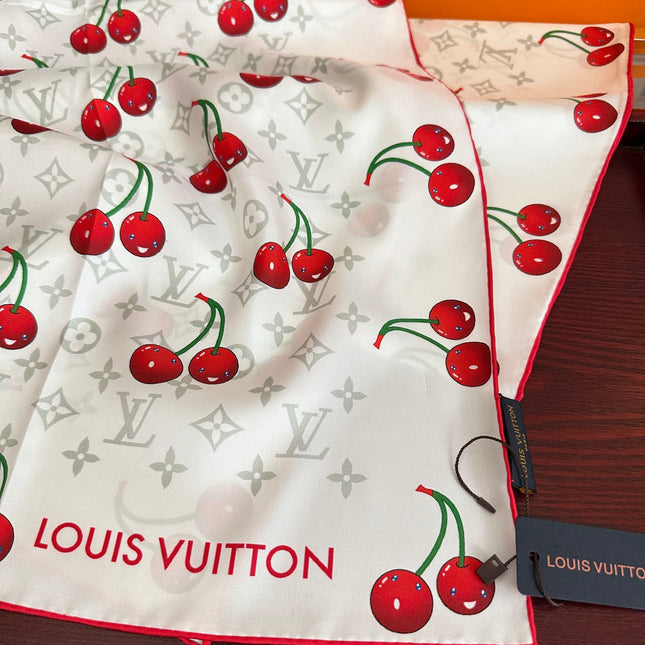 LV SCARF 90 CM IN SILK 03