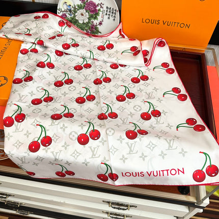 LV SCARF 90 CM IN SILK 03