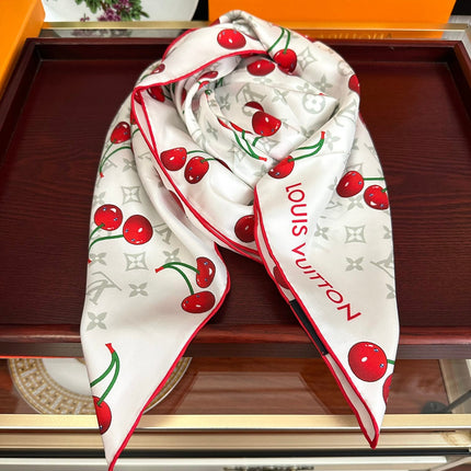 LV SCARF 90 CM IN SILK 03