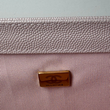 BOY BAG WITH GOLD HARDWARE MEDIUM 25 IN PINK NUDE CALFSKIN