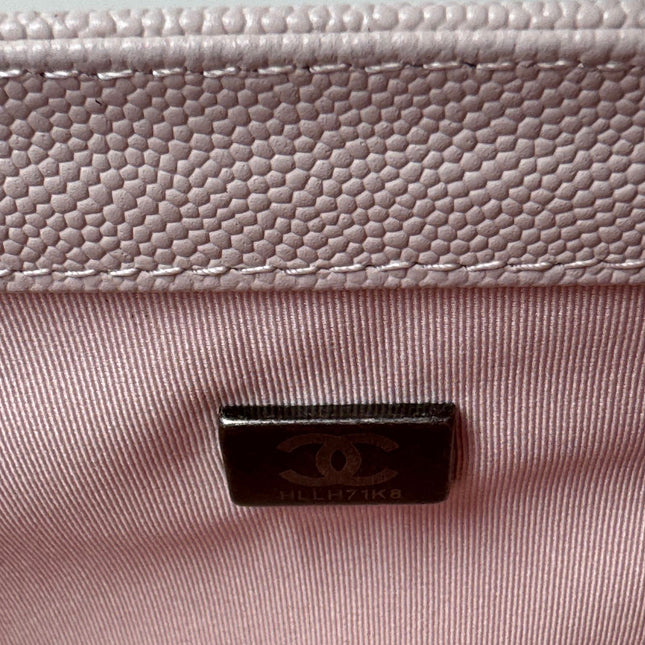 BOY BAG MEDIUM 25 IN PINK NUDE CALFSKIN
