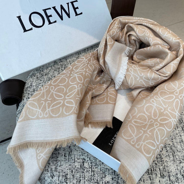 LOEWE 25S SCARF 140 IN WOOL SILK 577900