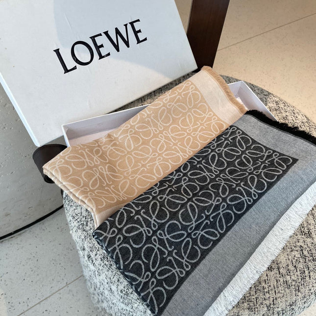 LOEWE 25S SCARF 140 IN WOOL SILK 577901