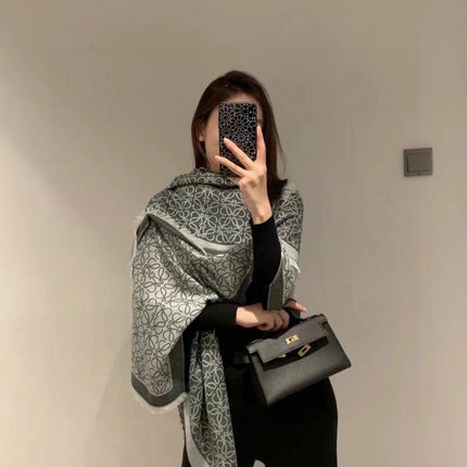 LOEWE 25S SCARF 140 IN WOOL SILK 577901
