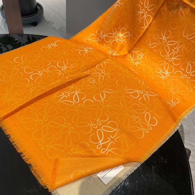 LOEWE 25S SCARF 200 IN CASHMERE SILK 0001