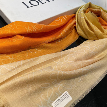 LOEWE 25S SCARF 200 IN CASHMERE SILK 0001