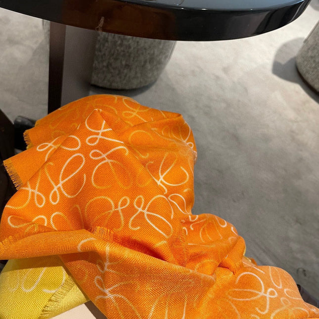 LOEWE 25S SCARF 200 IN CASHMERE SILK 0001