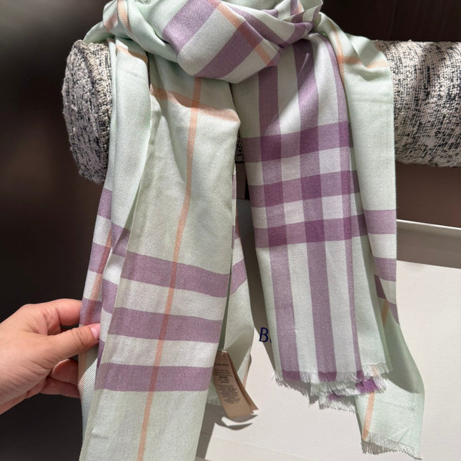 SCARF 200 CM IN COLORFUL CASHMERE 408862