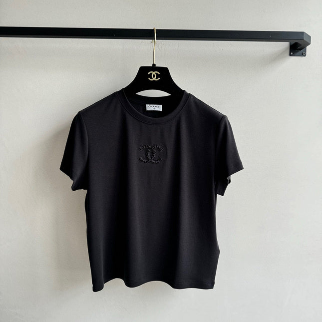 CC Embroidered Logo T- shirt Cotton