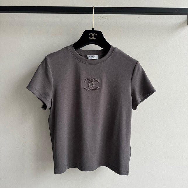 CC Embroidered Logo T- shirt Cotton