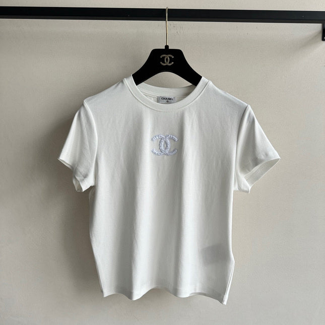 CC Embroidered Logo T- shirt Cotton