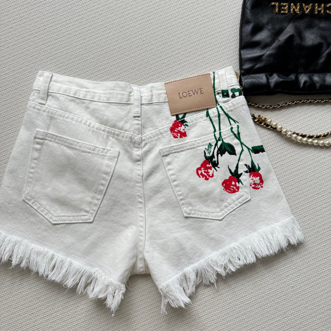 Loewe 25 Short White Cotton