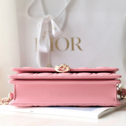 MINI 24 TOP-HANDLE LIGHT PINK LAMBSKIN