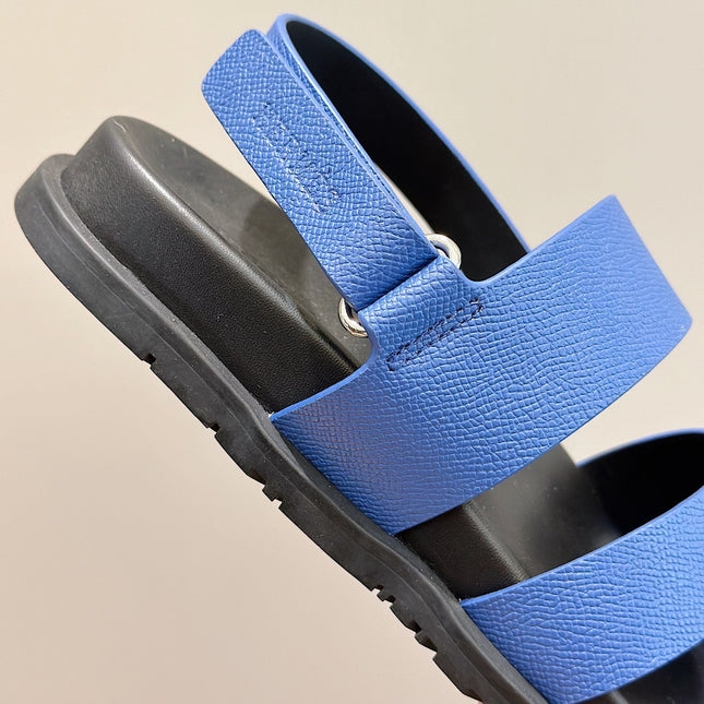 HM GENIUS SANDAL COBALT CALFSKIN