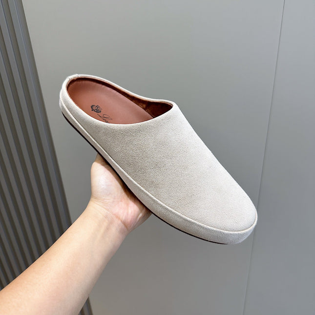 LP TOMORI SABOT MULES CLOUD SUEDE