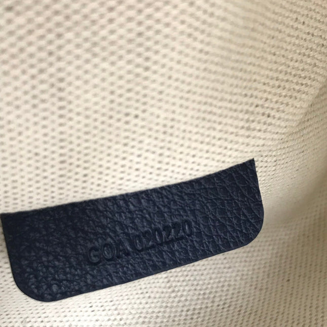 GOYA VILLETTE TOTE 45 IN NAVY BLUE GOYARDINE CANVAS