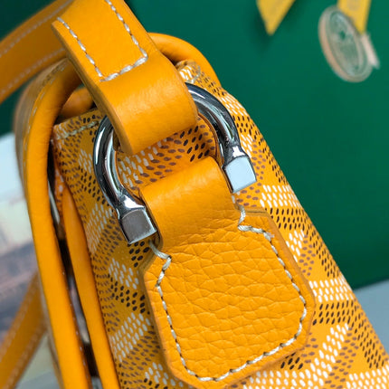 GRAND BLEU 16 IN YELLOW GOYARDINE CANVAS AND LAMBSKIN