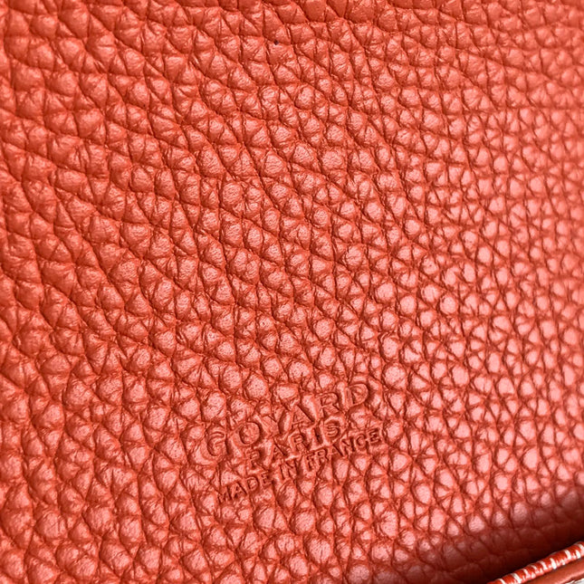 GRAND BLEU 16 IN ORANGE GOYARDINE CANVAS AND LAMBSKIN